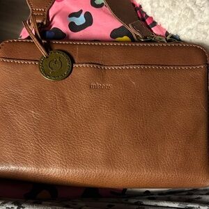 Brown Leather Women's Bag by Minooy